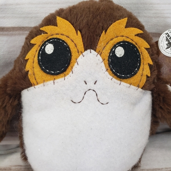Disney Star Wars Porg Galaxy's Edge Trading Outpost Talking Plush Mattel 7 Inch - Picture 2 of 12